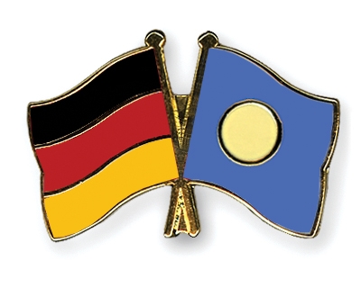 Fahnen Pins Deutschland Palau