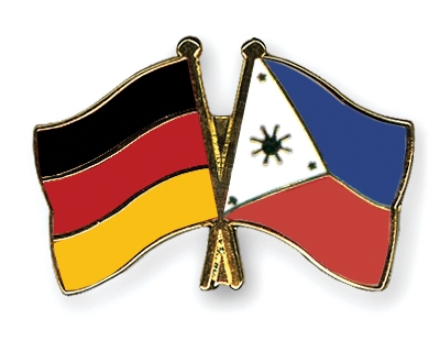 Fahnen Pins Deutschland Philippinen