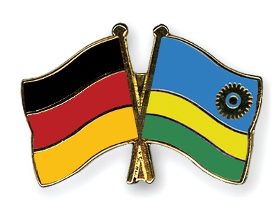 Fahnen Pins Deutschland Ruanda