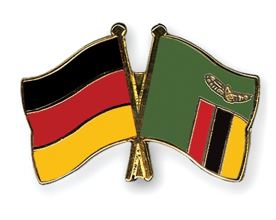 Fahnen Pins Deutschland Sambia