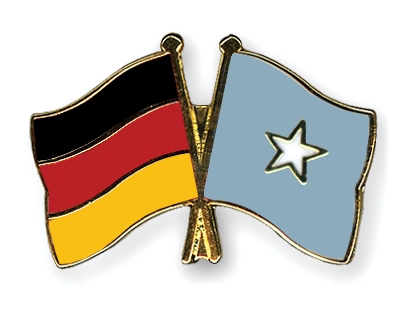 Fahnen Pins Deutschland Somalia