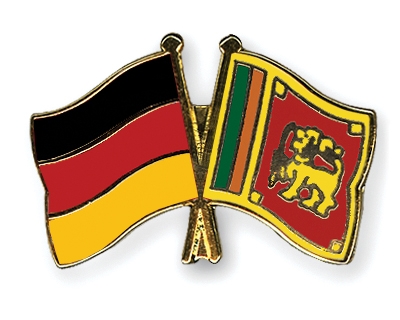 Fahnen Pins Deutschland Sri-Lanka