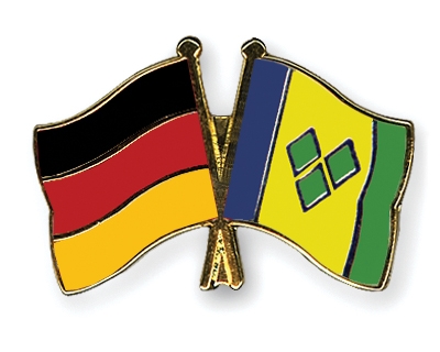 Fahnen Pins Deutschland St-Vincent-und-die-Grenadinen