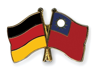 Fahnen Pins Deutschland Taiwan