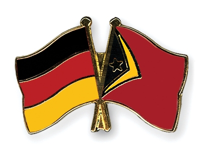 Fahnen Pins Deutschland Timor-Leste