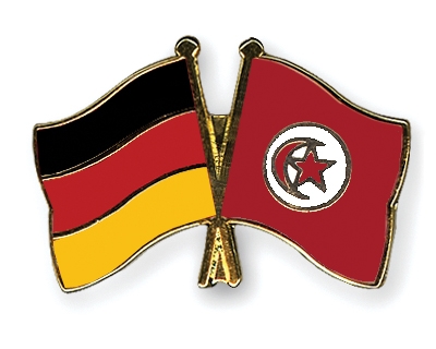 Fahnen Pins Deutschland Tunesien