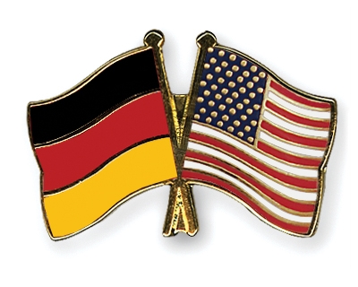 Fahnen Pins Deutschland USA