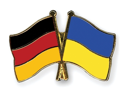 Fahnen Pins Deutschland Ukraine