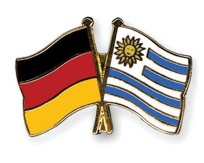 Fahnen Pins Deutschland Uruguay