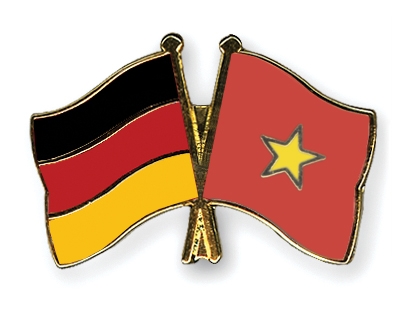 Fahnen Pins Deutschland Vietnam