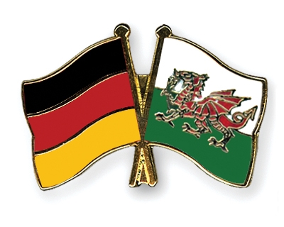 Fahnen Pins Deutschland Wales