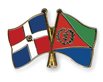 Fahnen Pins Dominikanische-Republik Eritrea