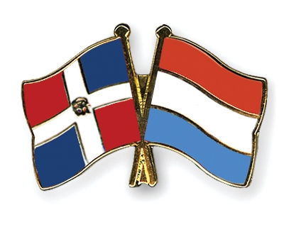 Fahnen Pins Dominikanische-Republik Luxemburg