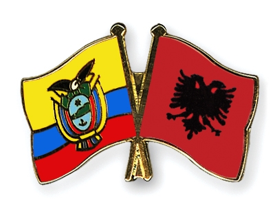 Fahnen Pins Ecuador Albanien