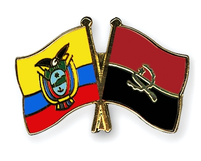 Fahnen Pins Ecuador Angola