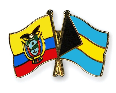 Fahnen Pins Ecuador Bahamas
