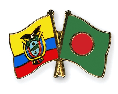 Fahnen Pins Ecuador Bangladesch