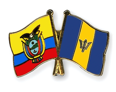 Fahnen Pins Ecuador Barbados