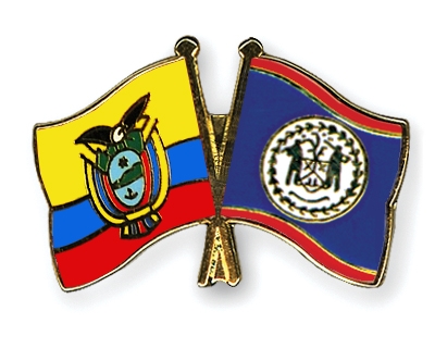 Fahnen Pins Ecuador Belize