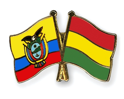Fahnen Pins Ecuador Bolivien