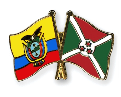 Fahnen Pins Ecuador Burundi