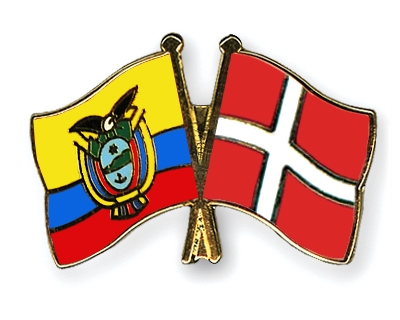 Fahnen Pins Ecuador Dnemark