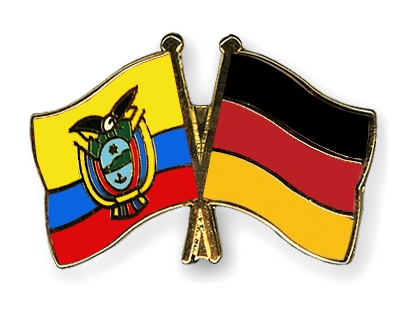 Fahnen Pins Ecuador Deutschland