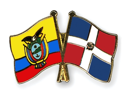Fahnen Pins Ecuador Dominikanische-Republik