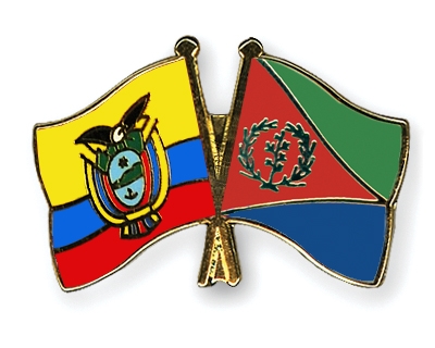 Fahnen Pins Ecuador Eritrea