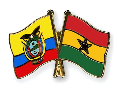 Fahnen Pins Ecuador Ghana
