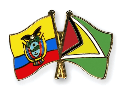 Fahnen Pins Ecuador Guyana