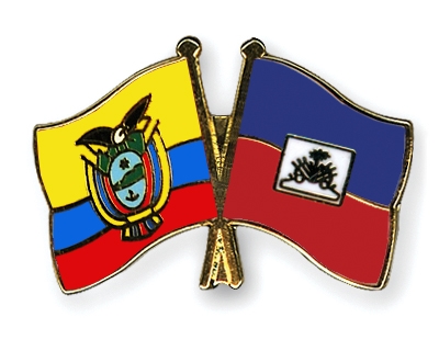 Fahnen Pins Ecuador Haiti