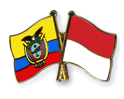Fahnen Pins Ecuador Indonesien
