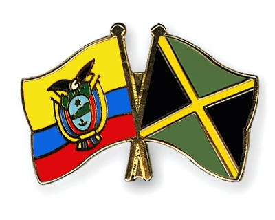 Fahnen Pins Ecuador Jamaika