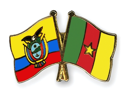 Fahnen Pins Ecuador Kamerun