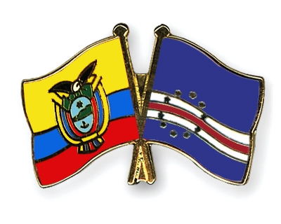 Fahnen Pins Ecuador Kap-Verde