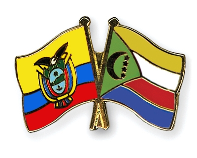 Fahnen Pins Ecuador Komoren