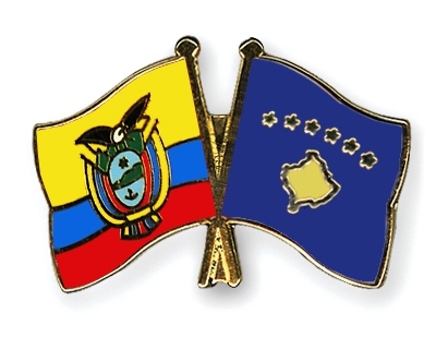 Fahnen Pins Ecuador Kosovo