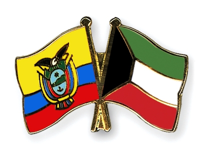 Fahnen Pins Ecuador Kuwait