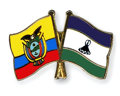 Fahnen Pins Ecuador Lesotho