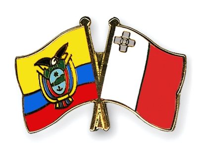 Fahnen Pins Ecuador Malta