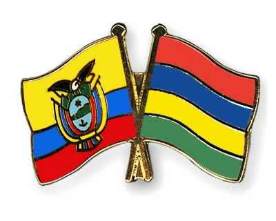 Fahnen Pins Ecuador Mauritius