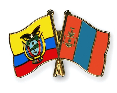 Fahnen Pins Ecuador Mongolei