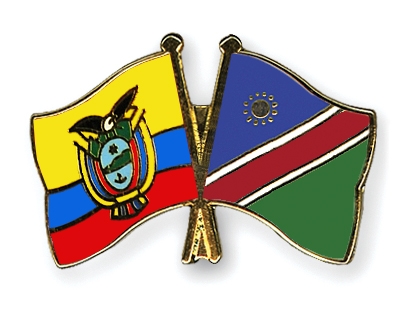 Fahnen Pins Ecuador Namibia