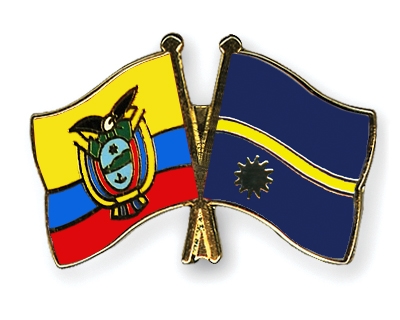 Fahnen Pins Ecuador Nauru