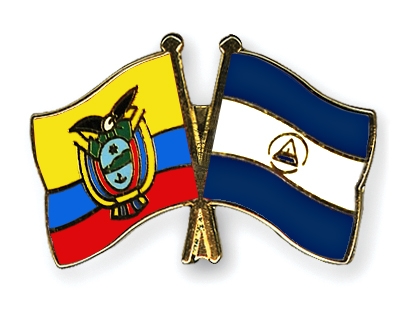 Fahnen Pins Ecuador Nicaragua