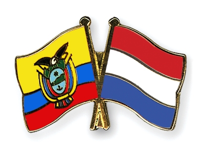 Fahnen Pins Ecuador Niederlande