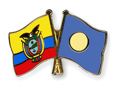 Fahnen Pins Ecuador Palau
