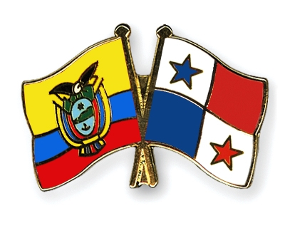 Fahnen Pins Ecuador Panama