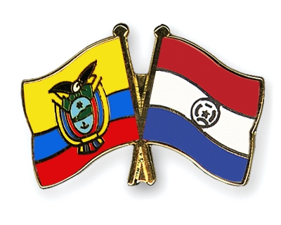 Fahnen Pins Ecuador Paraguay